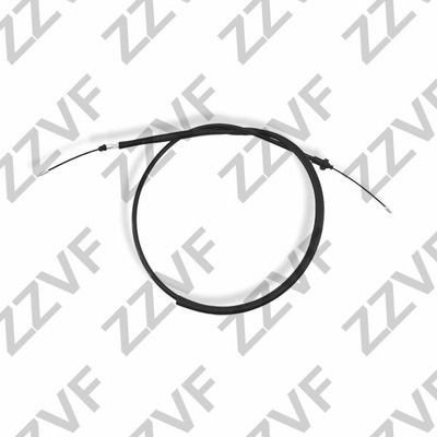 ZZVF ZVTC122: Handbromsvajer vänster bak, till höger bak, 1707mm, 1707mm