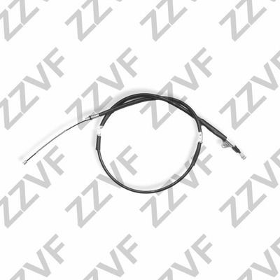 ZZVF ZVTC163: Ντίζα, φρένο ακινητοποίησης πίσω δεξιά, 1790mm, 1790mm