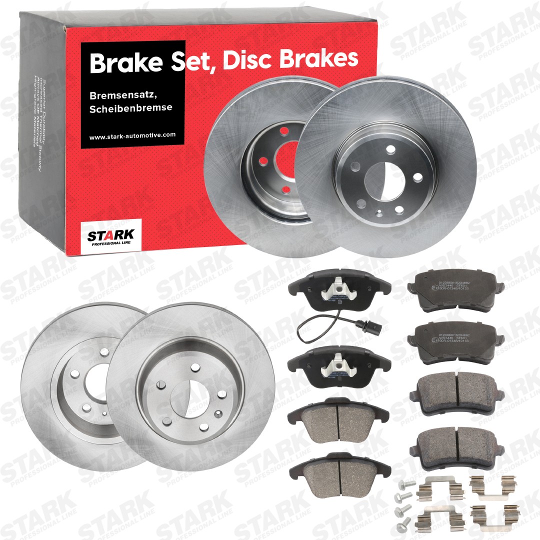 STARK SKBK-10990458: Set frana, frana disc puntea spate, Ř: 300, 314,0mm, plin, ventilat interior, cu suruburi