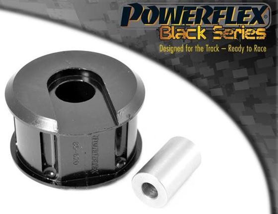 Powerflex PFF85-620BLK: Motorophæng motorside, nede, bag, PU (polyuretan) Black Series