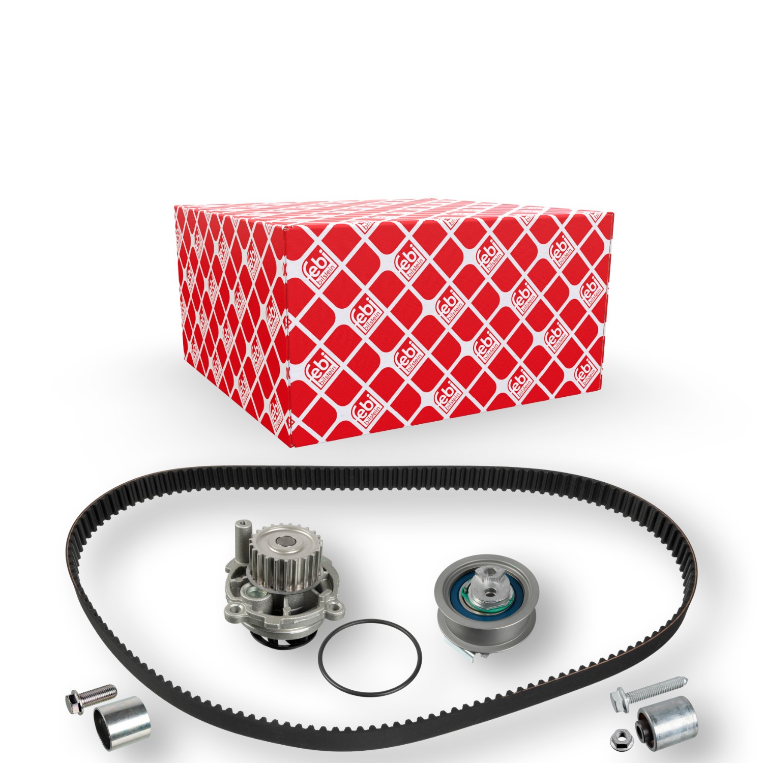 FEBI BILSTEIN 173162: Pompă apă + kit distribuție dinti: 148, Latime: 23mm, cu pompa apa