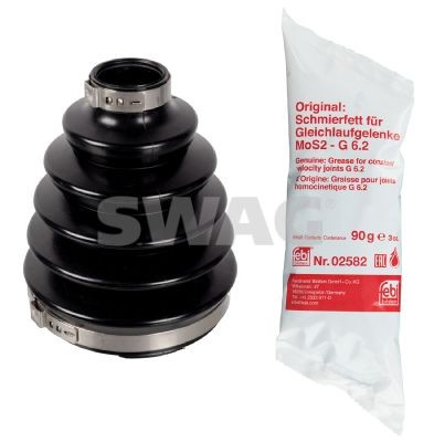 SWAG 33 10 1522: Ansamblu burduf, articulatie planetara Axa fata stanga, Axa fata dreapta, spre roata, Thermoplast