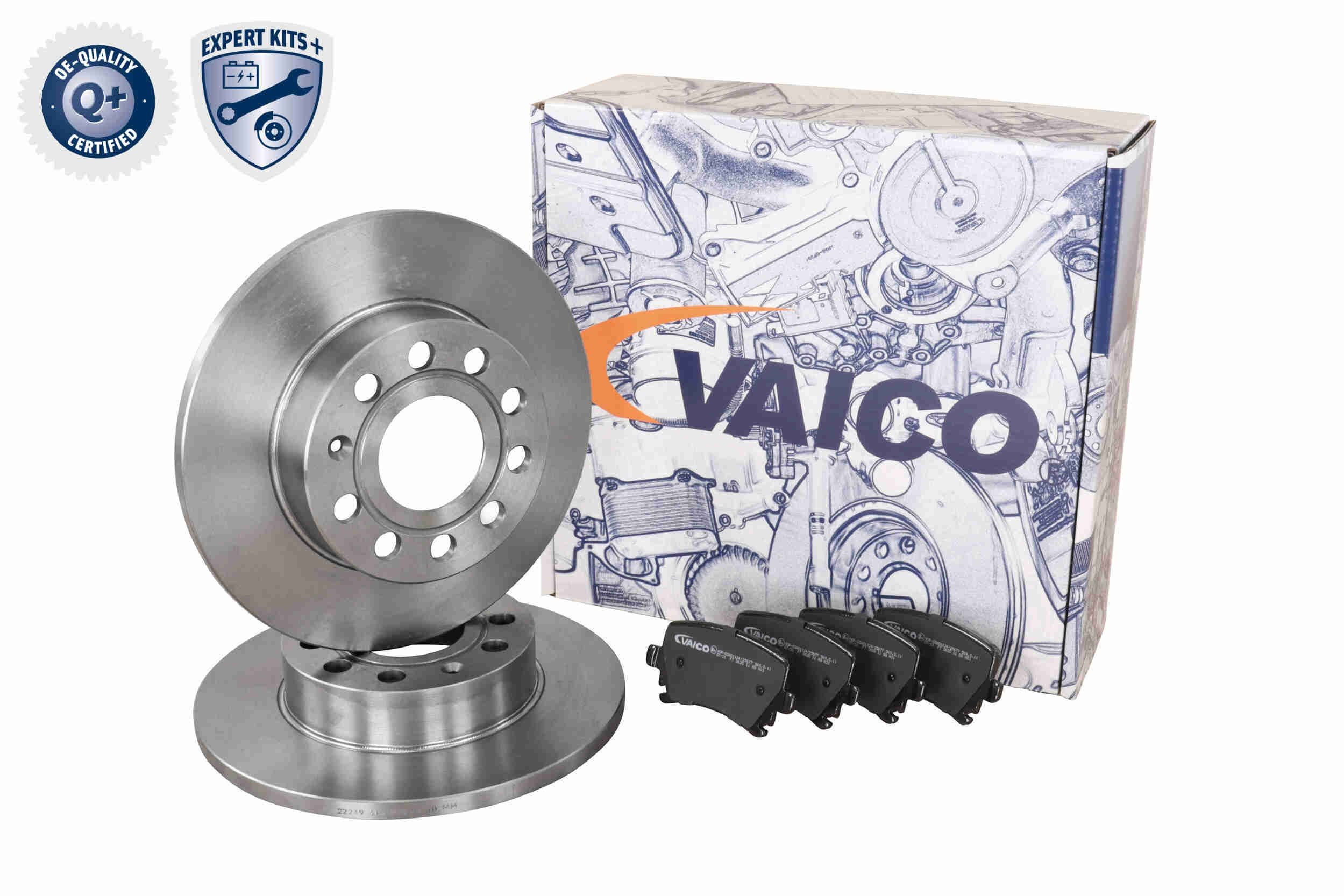VAICO V10-6624: Pidurikomplekt, ketaspidur EXPERT KITS + Ø: 256mm, täis, koos piduriklotsidega