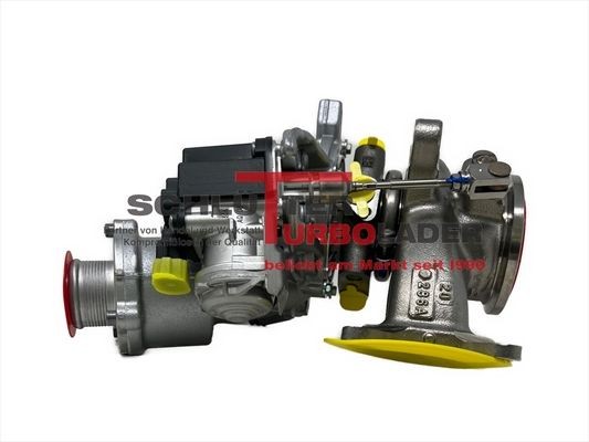 SCHLÜTTER TURBOLADER 166-06520: Turbod PROFI KIT - with new org. Ishikawajima (IHI) Turbocharger koos paigaldus-/kinnitusmaterjaliga, õli juurdevoolu torustikuga