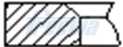 FRECCIA FR10-116060: Set segmenti piston