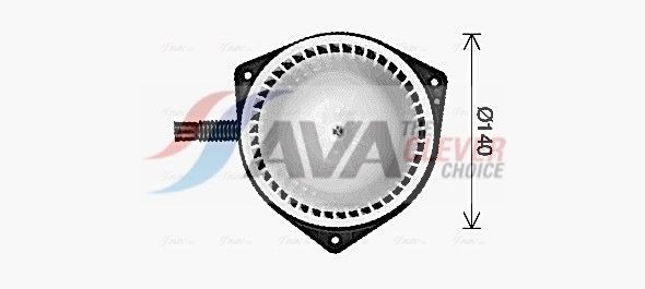 AVA COOLING SYSTEMS PE8428: Electromotor, ventilatie interioara fara rezistenta