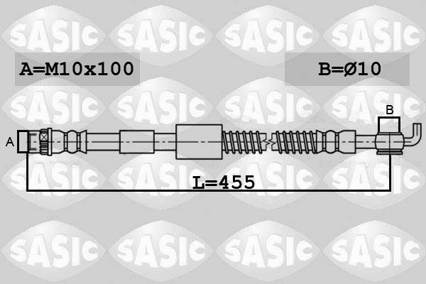 SASIC 6600067: Pidurivoolik Esisild, 455mm