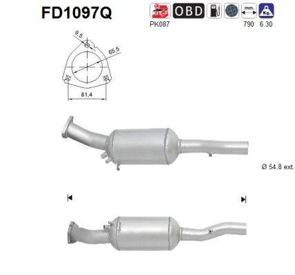 AS FD1097Q: Tahmafilter