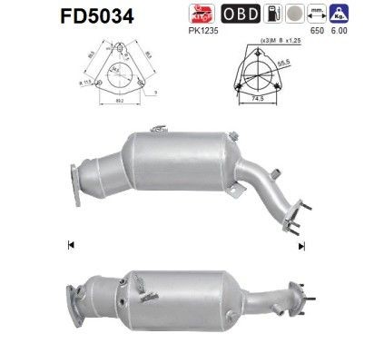 AS FD5034: Tahmafilter