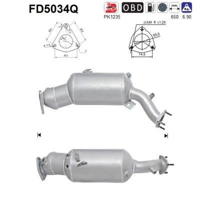 AS FD5034Q: Tahmafilter