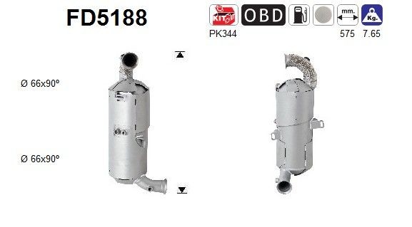 AS FD5188: Tahmafilter