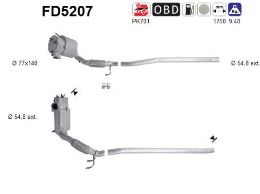 AS FD5207: Filtru de particule