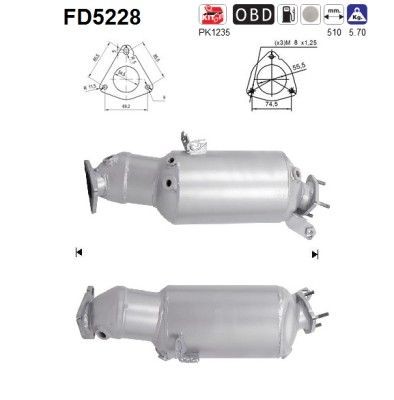 AS FD5228: Tahmafilter