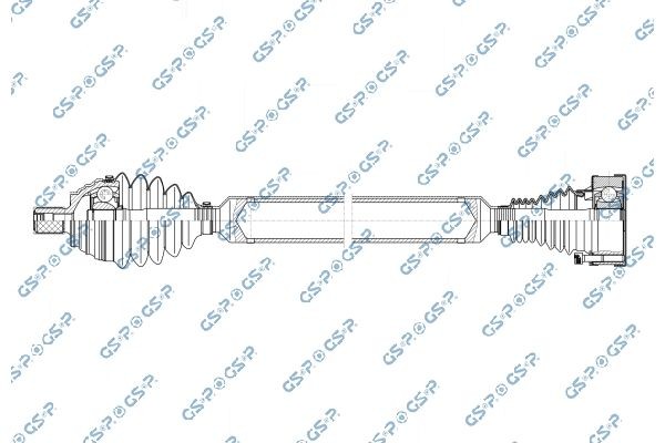 GSP 261307OL: Semiasse 820mm