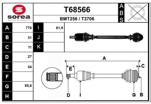 EAI T68566: Planetara 778mm