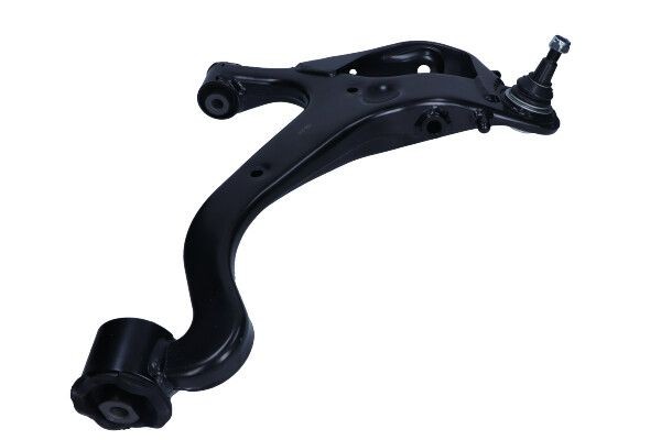 MAXGEAR 72-5297: Ψαλίδι, ανάρτηση τροχών Μπροστινός άξονας αριστερά, κάτω, Ατσάλινη λαμαρίνα, με λαστιχένιο έδρανο, με ακρόμπαρο