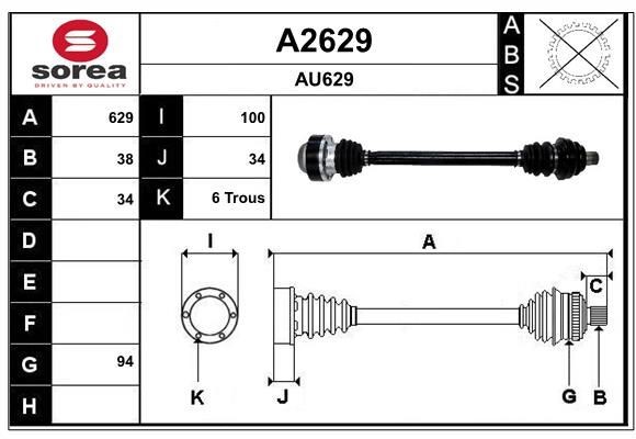 SNRA A2629: Planetara 629mm