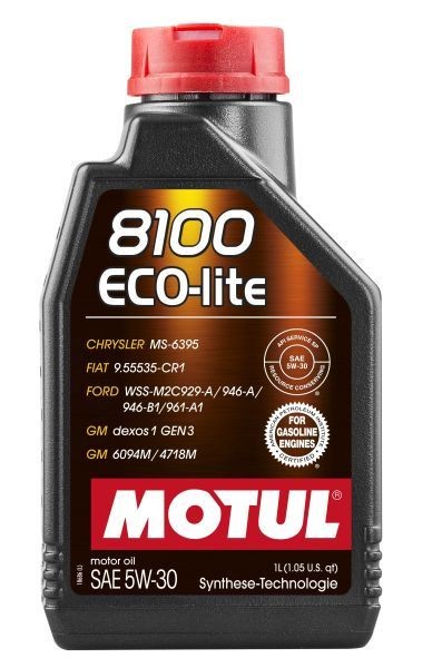 MOTUL 110060: Mootoriõli 8100 ECO-LITE 5W-30 1l, 5W-30 8100, ECO-LITE