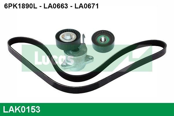 LUCAS LAK0153: Soonrihmakomplekt