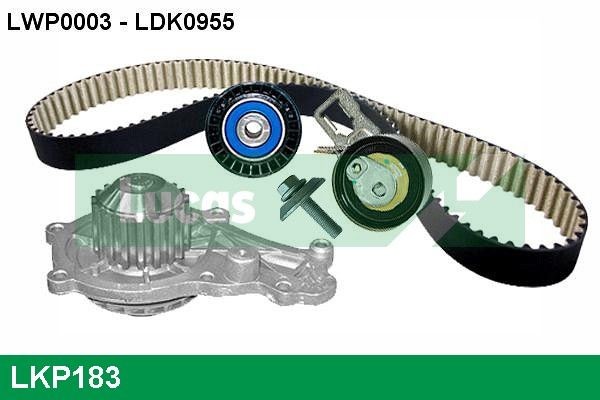LUCAS LKP183: Veepump + hammasrihmakomplekt Hamm.hulk: 141, Laius: 20mm