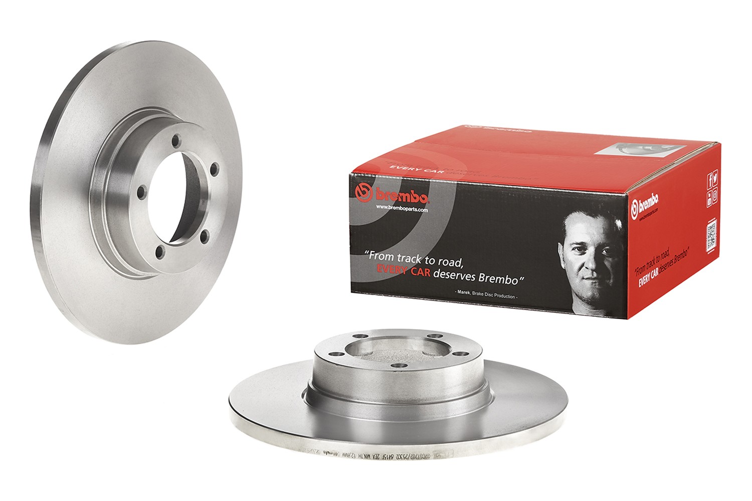 BREMBO 08.3089.10: Disc de frână PRIME LINE Ř: 276mm, plin, Ř: 276mm