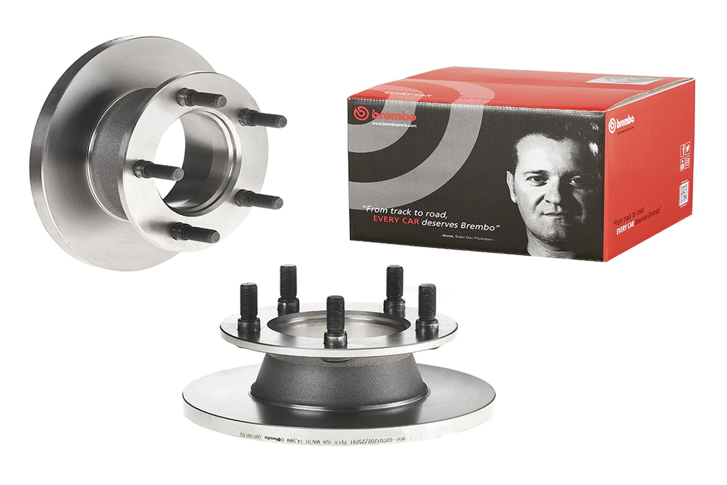 BREMBO 08.5181.10: Disc de frână PRIME LINE Ř: 239mm, plin, Ř: 239mm