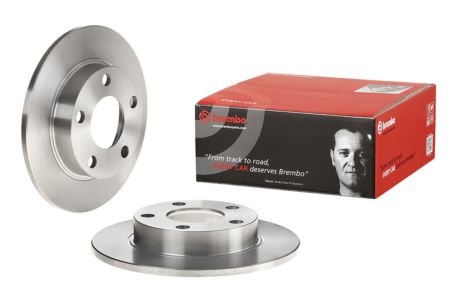 BREMBO 08.5213.20: Piduriketas PRIME LINE Ø: 245mm, täis, Ø: 245mm