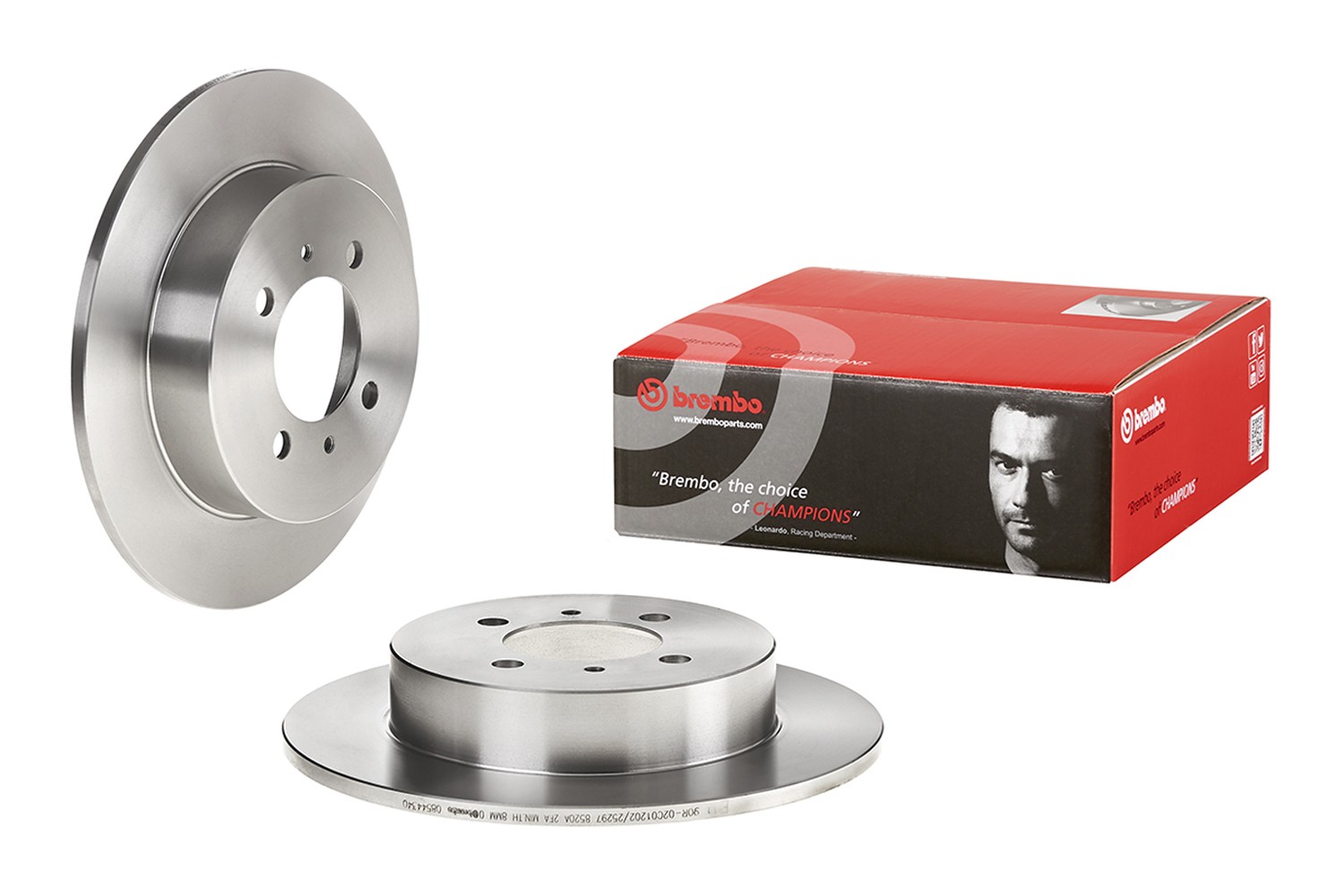BREMBO 08.5443.40: Piduriketas PRIME LINE Ø: 258mm, täis, Ø: 258mm