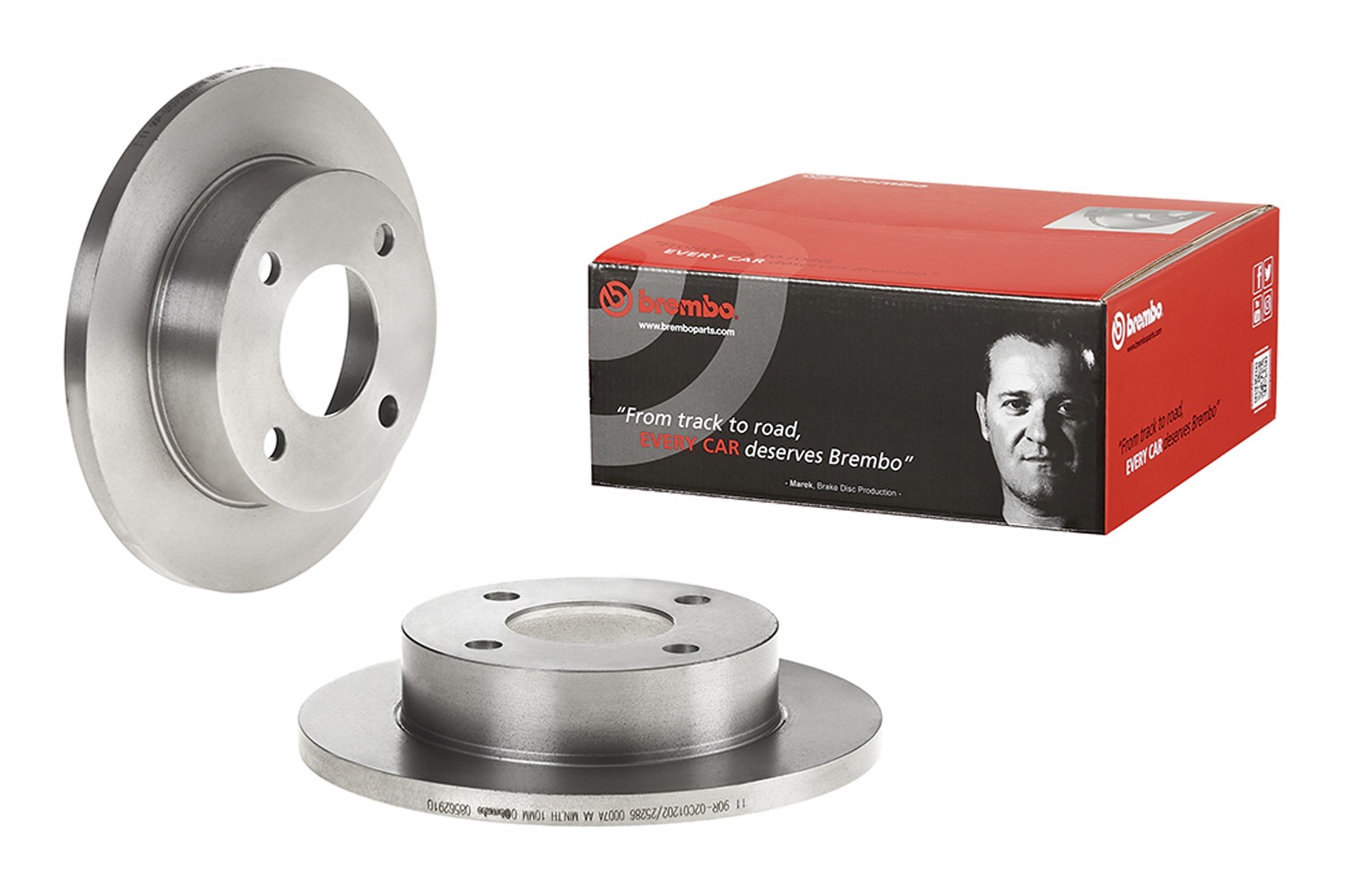 BREMBO 08.5629.10: Disc de frână PRIME LINE Ř: 214mm, plin, Ř: 214mm