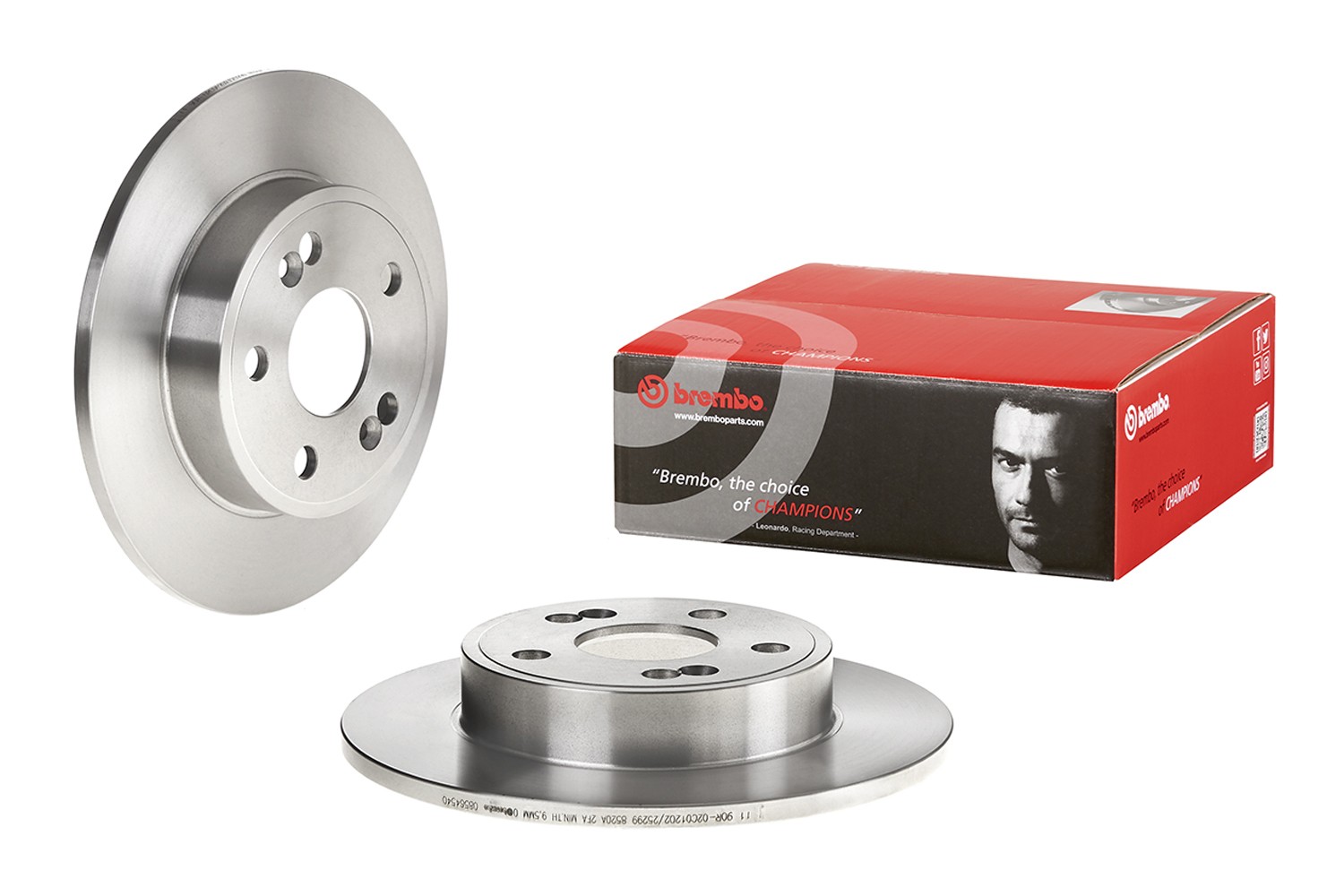 BREMBO 08.5645.40: Disc de frână PRIME LINE Ř: 265mm, plin, Ř: 265mm, cu suruburi
