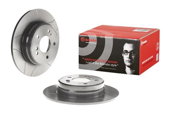 BREMBO 08.9734.10: Disc de frână PRIME LINE Ř: 280mm, plin, Ř: 280mm