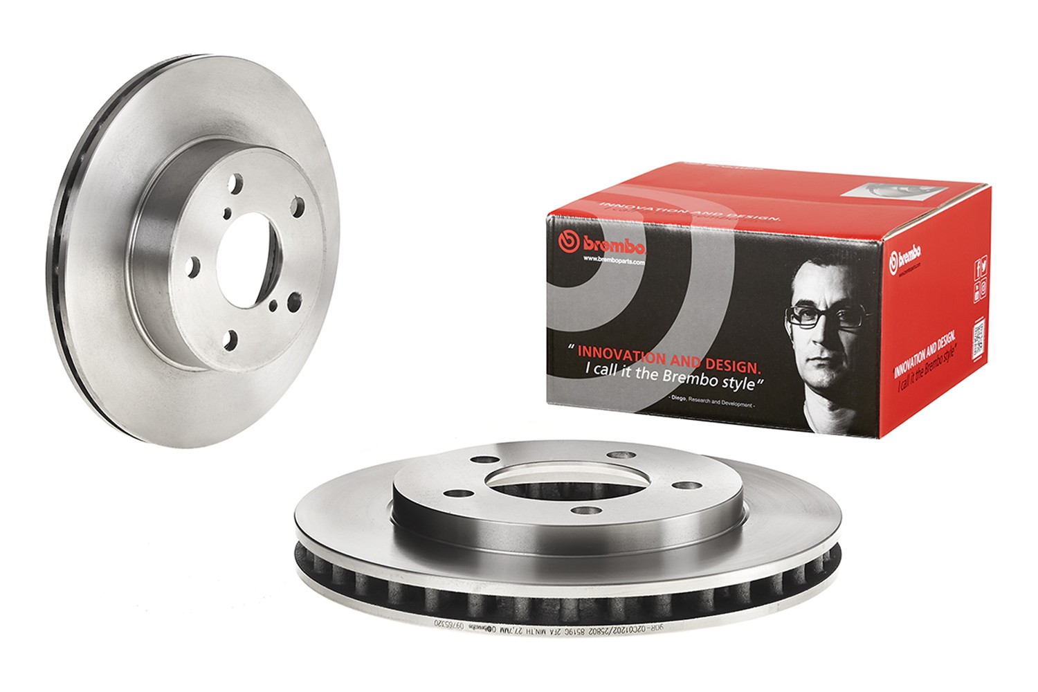 BREMBO 09.6877.10: Piduriketas PRIME LINE Ø: 242mm, sisemine õhutus, Ø: 242mm