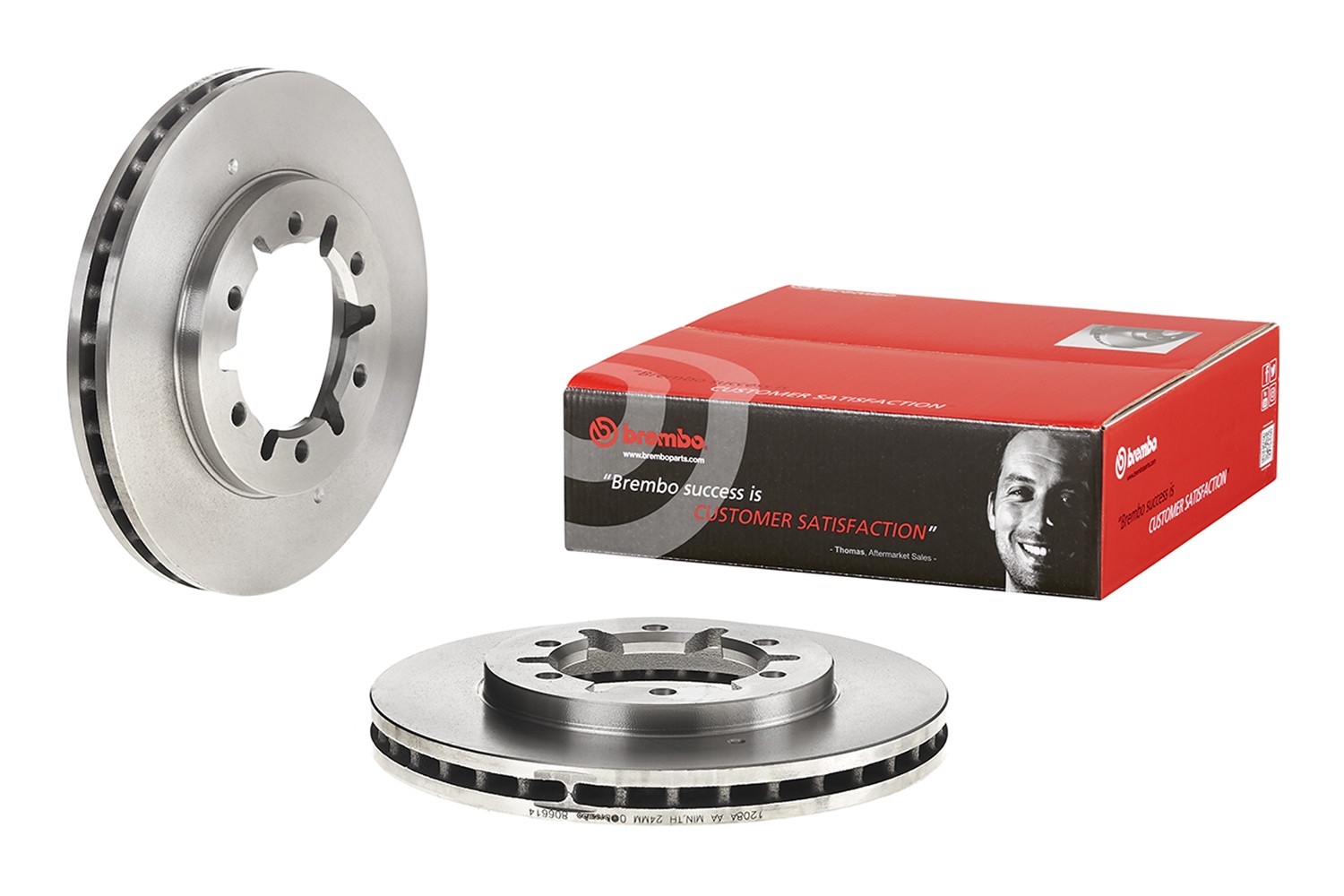 BREMBO 09.8066.14: Disc de frână PRIME LINE Ř: 260mm, ventilat interior, Ř: 260mm