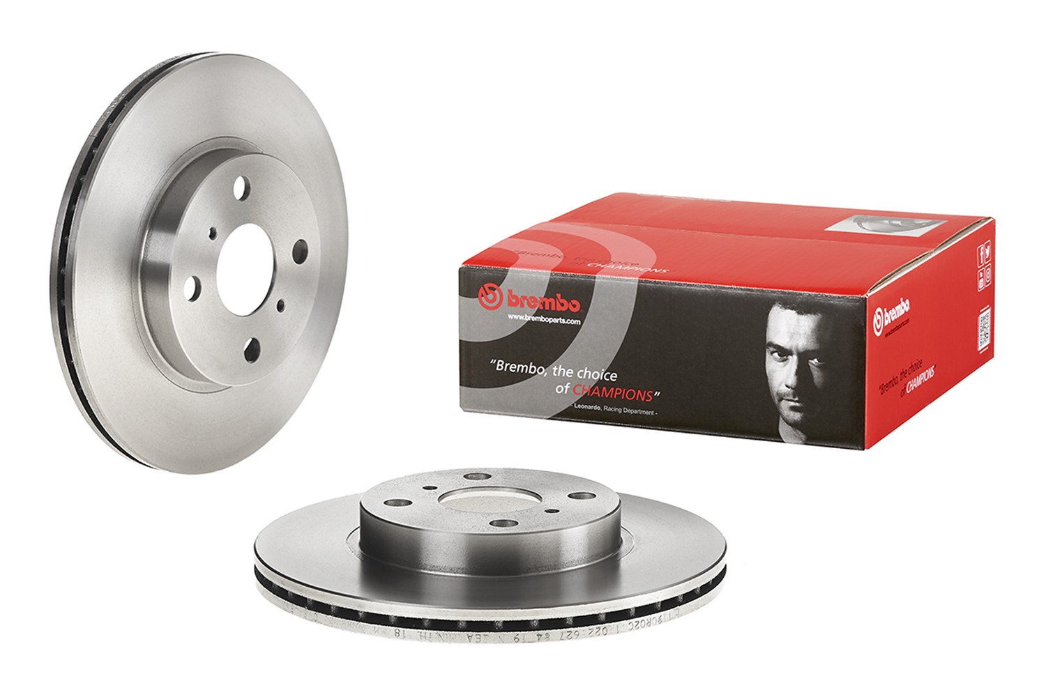 BREMBO 09.8545.10: Disc de frână PRIME LINE Ř: 255mm, ventilat interior, Ř: 255mm