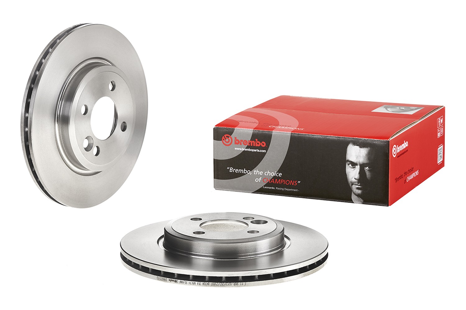 BREMBO 09.8655.10: Disc de frână PRIME LINE Ř: 276mm, ventilat interior, Ř: 276mm