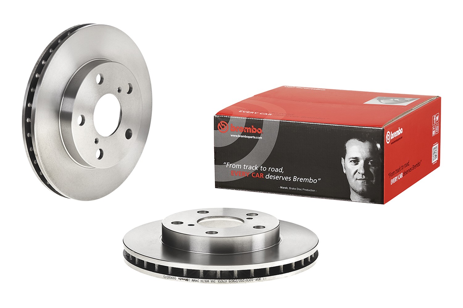 BREMBO 09.9085.10: Piduriketas PRIME LINE Ø: 258mm, sisemine õhutus, Ø: 258mm