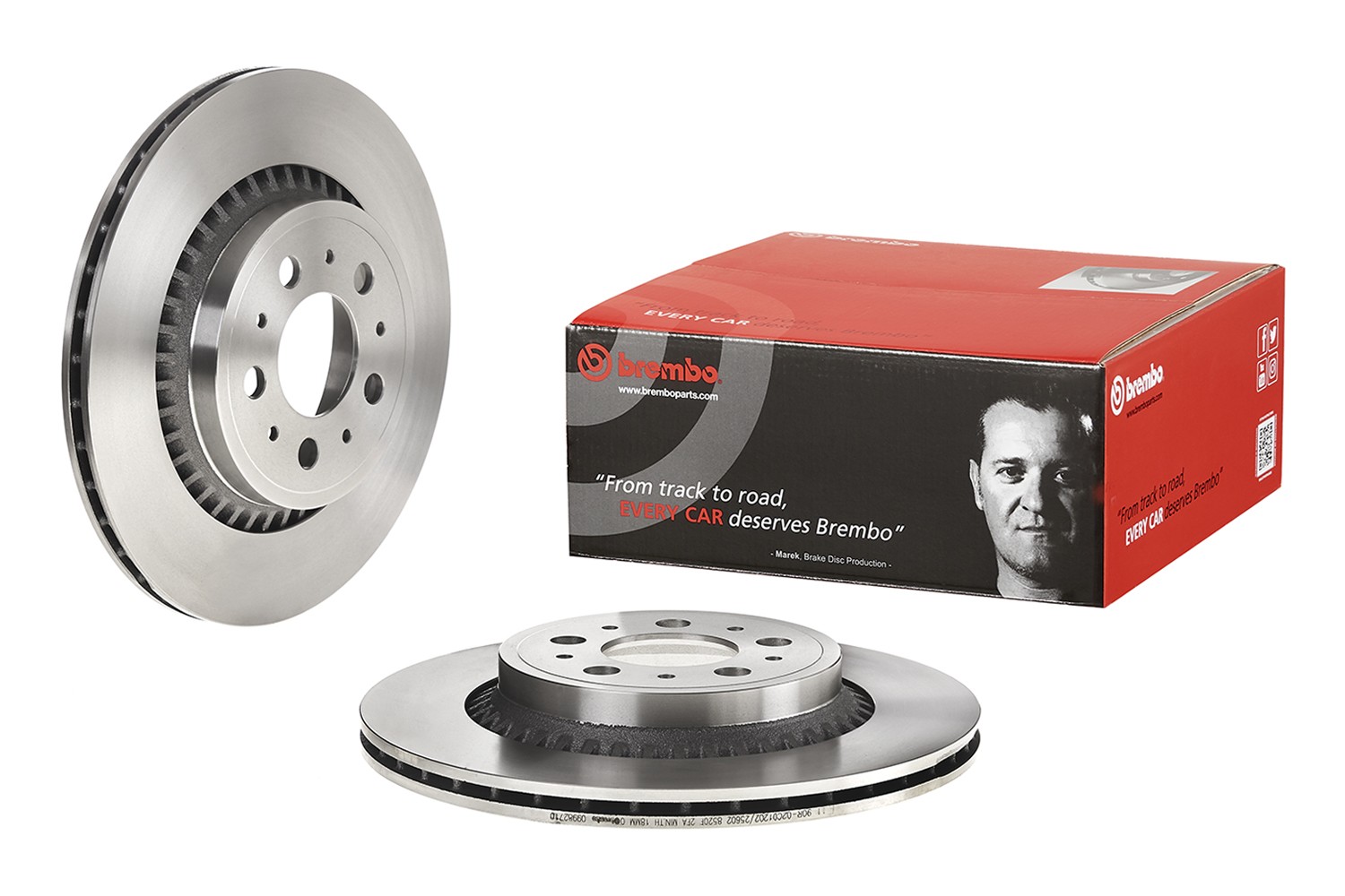 BREMBO 09.9827.10: Disc de frână PRIME LINE Ř: 308mm, ventilat interior, Ř: 308mm