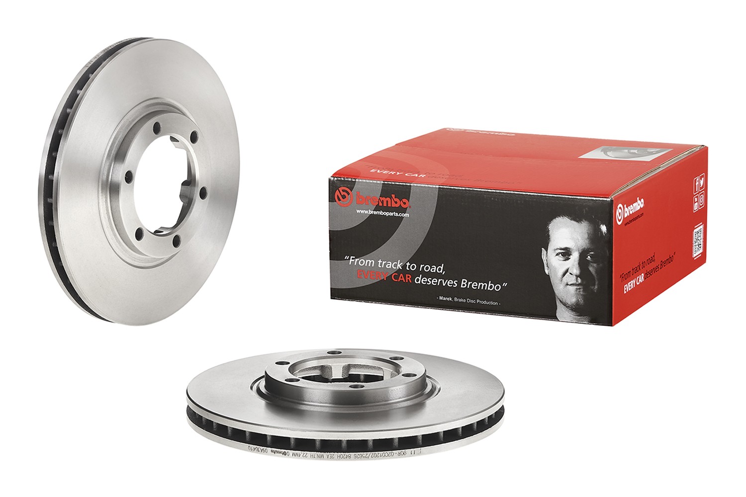 BREMBO 09.A304.10: Disc de frână PRIME LINE Ř: 254mm, ventilat interior, Ř: 254mm