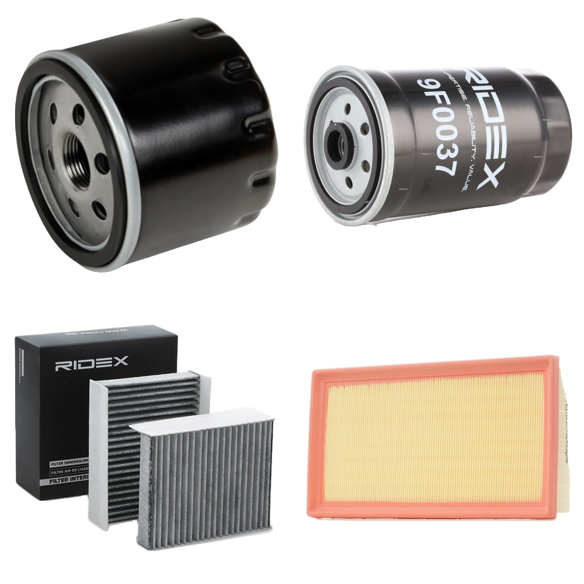 RIDEX 4055F0782: Kit filtri