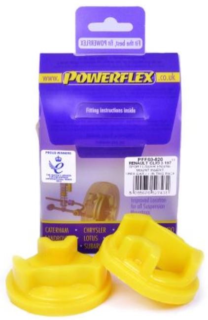 Powerflex PFF60-820: Paigutus, Mootor taga, Esisild, PU (Polyurethan)