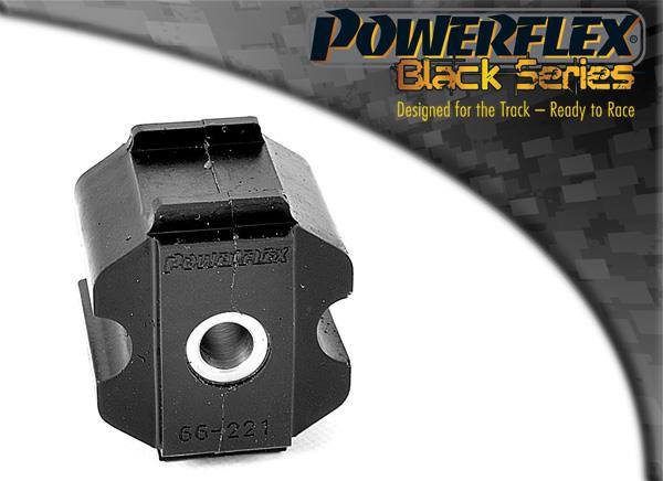 Powerflex PFF66-221BLK: Paigutus, Mootor mootoripoolne, ees, PU (Polyurethan) Black Series