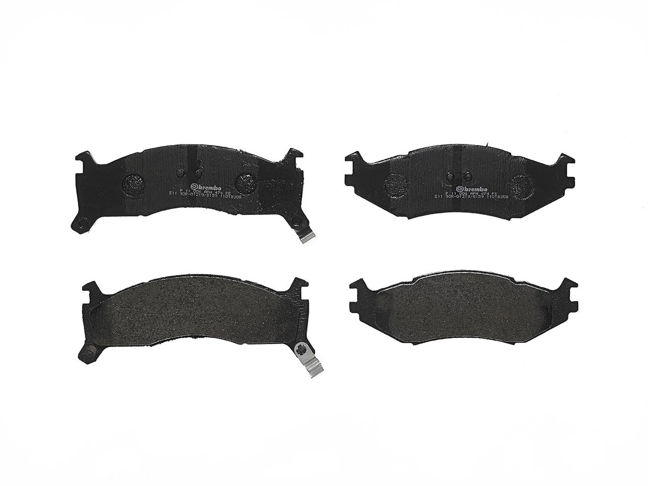BREMBO P 11 006: Piduriklotsid PRIME LINE ilma lisavarustuseta, koos kokkusurumisvastase plekiga