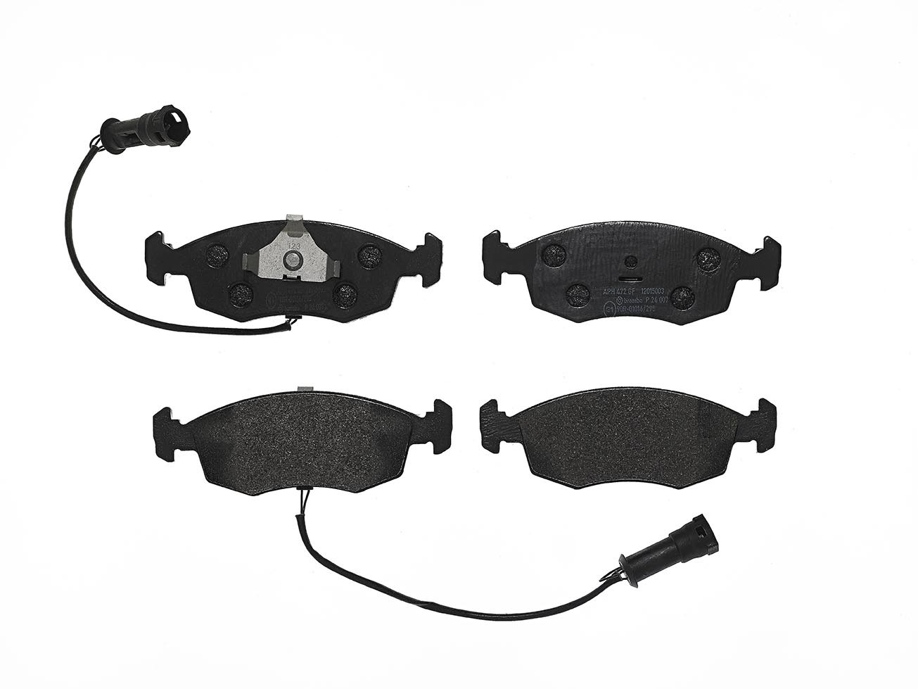 BREMBO P 24 007: Plăcuțe de frână PRIME LINE fara accesorii, cu tabla anti scartait