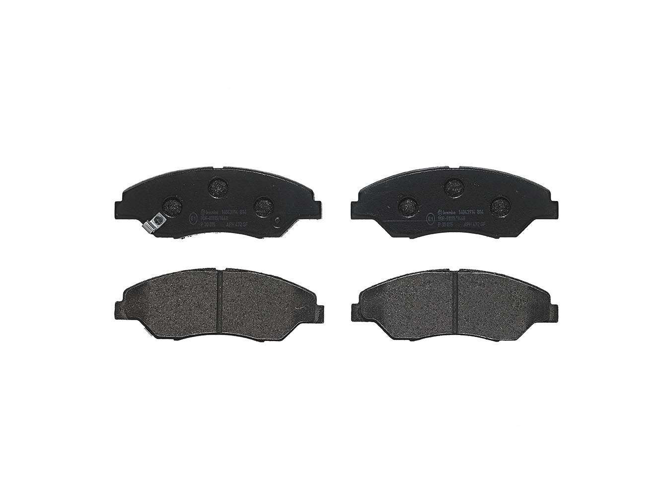 BREMBO P 30 015: Plăcuțe de frână PRIME LINE fara accesorii, cu tabla anti scartait