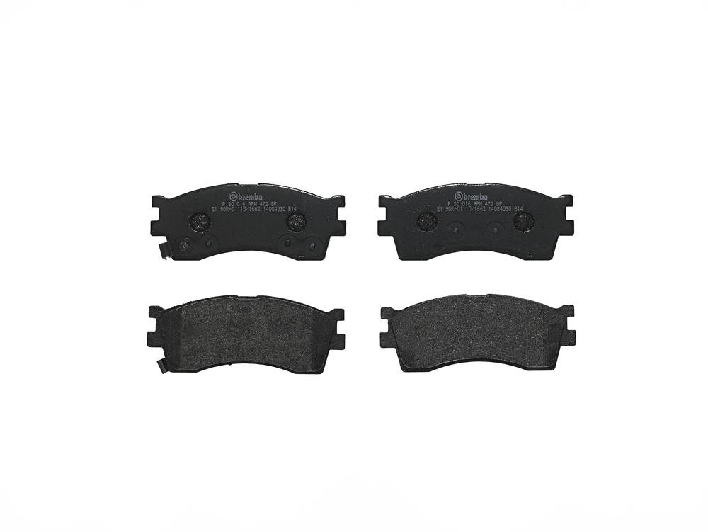 BREMBO P 30 016: Piduriklotsid PRIME LINE ilma lisavarustuseta, koos kokkusurumisvastase plekiga