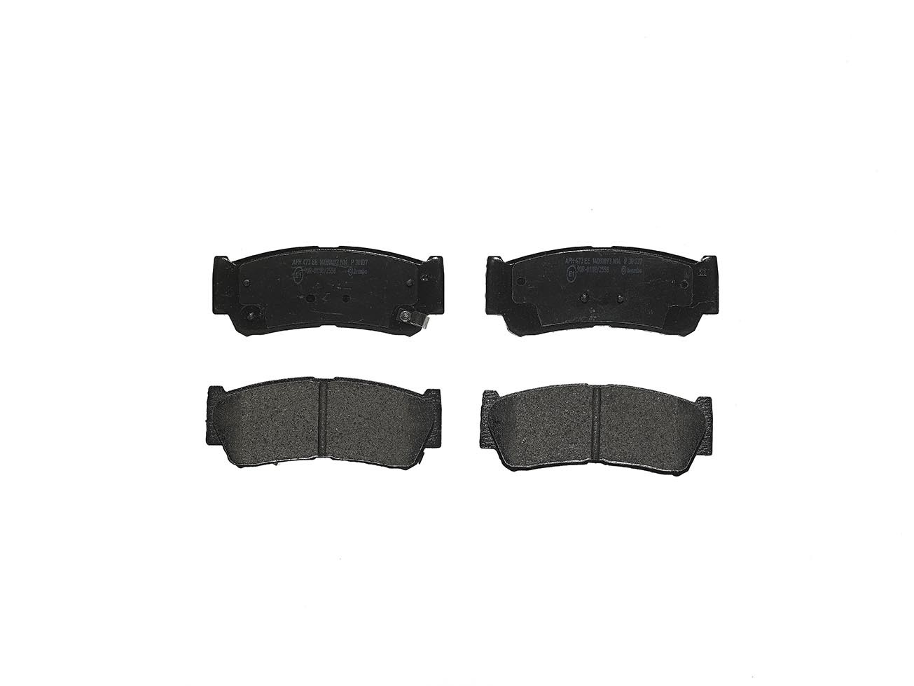 BREMBO P 30 037: Plaquettes de frein PRIME LINE sans accessoires, avec tôle anti-bruit