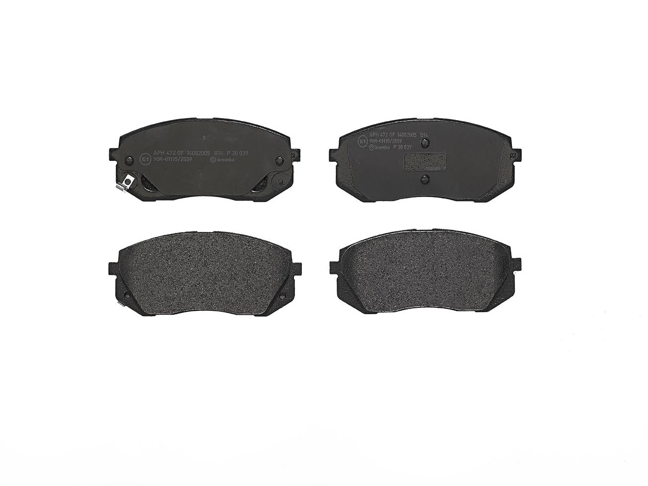 BREMBO P 30 039: Piduriklotsid PRIME LINE ilma lisavarustuseta, koos kokkusurumisvastase plekiga
