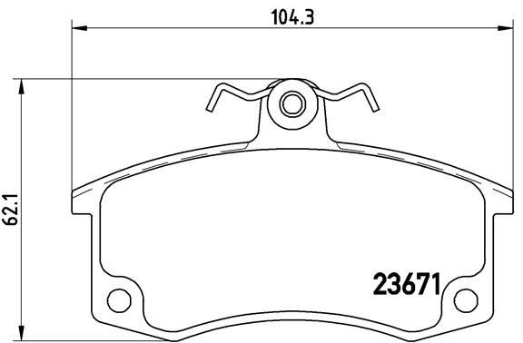 BREMBO P 41 004: Piduriklotsid PRIME LINE koos lisadega, koos pidurisadula kruvidega, koos kokkusurumisvastase plekiga