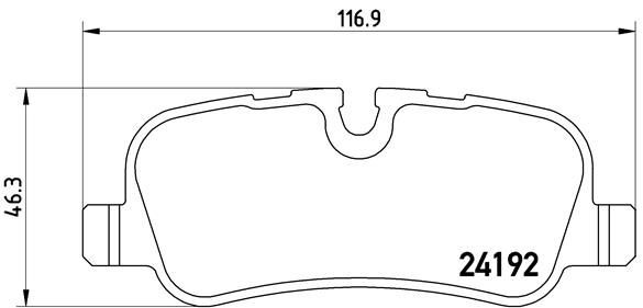 BREMBO P 44 019: Plăcuțe de frână PRIME LINE cu acceasorii, cu suruburi etrier, cu tabla anti scartait