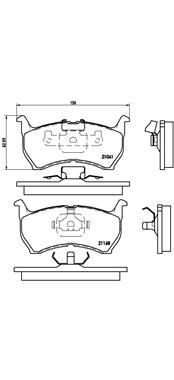 BREMBO P 49 004: Plăcuțe de frână PRIME LINE fara accesorii, cu tabla anti scartait